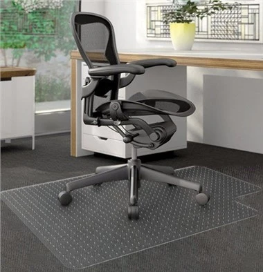 Matiau Llawr Swyddfa PET 45" X 53" ar gyfer Carped a Gwefus