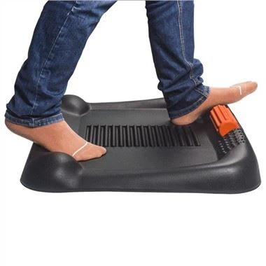 Mat Sefydlog Swyddfa Ergonomeg Gwrth-blinder Mat gyda Ffon Tylino Traed